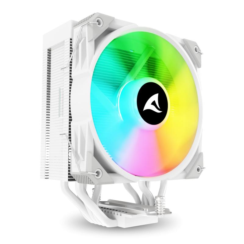 Cooler Sharkoon A50 RGB White - Răcire Eficientă cu LED