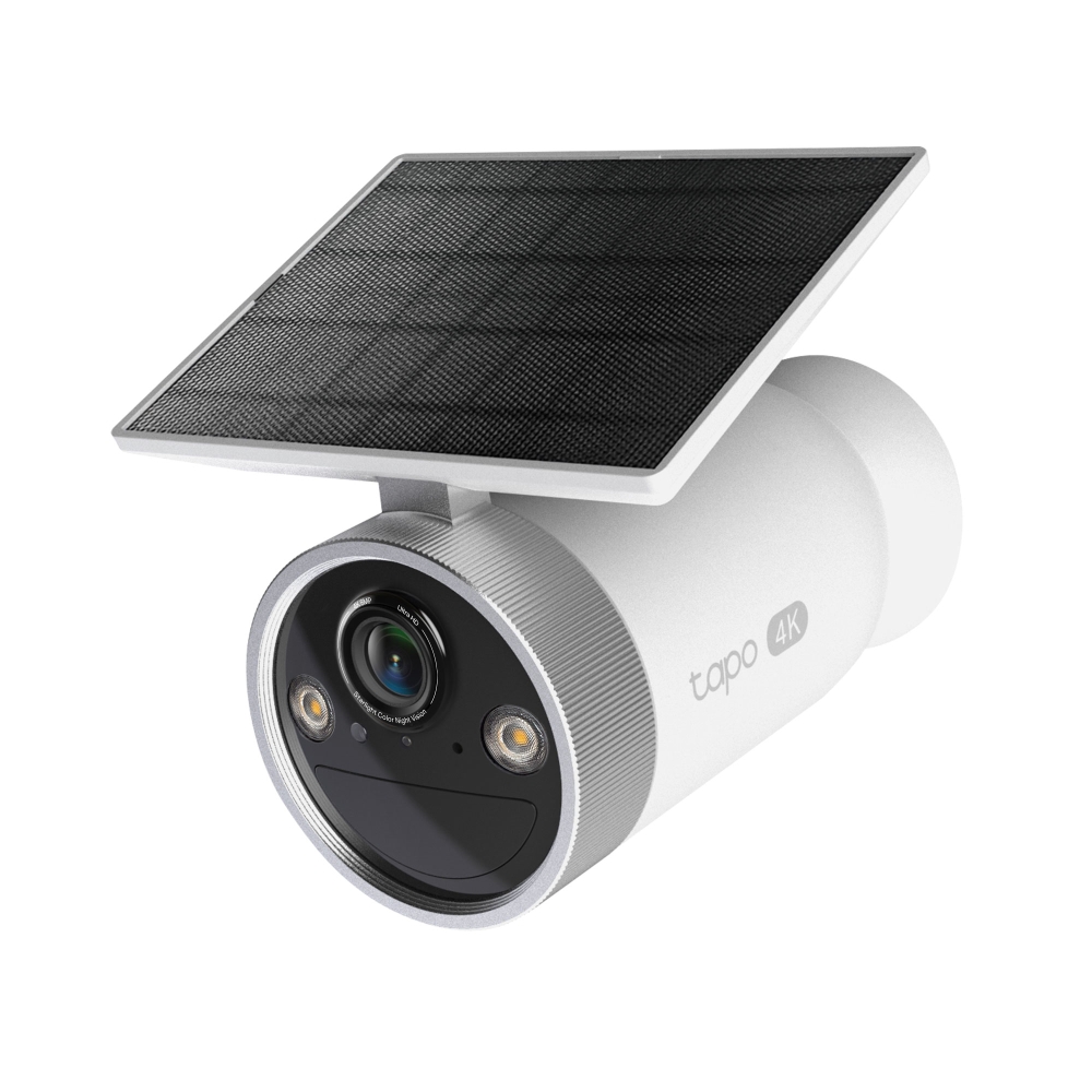 Cameră Supraveghere Solară 4K TP-Link Tapo - AI și Night Vision