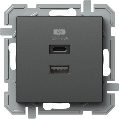 Încărcător USB Logiq 3.0A Antracit