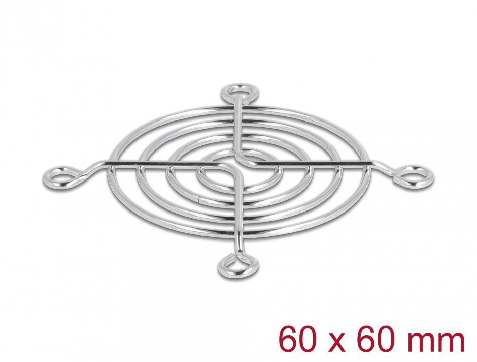 Grilă Protecție Ventilator 60x60 mm Delock 67305