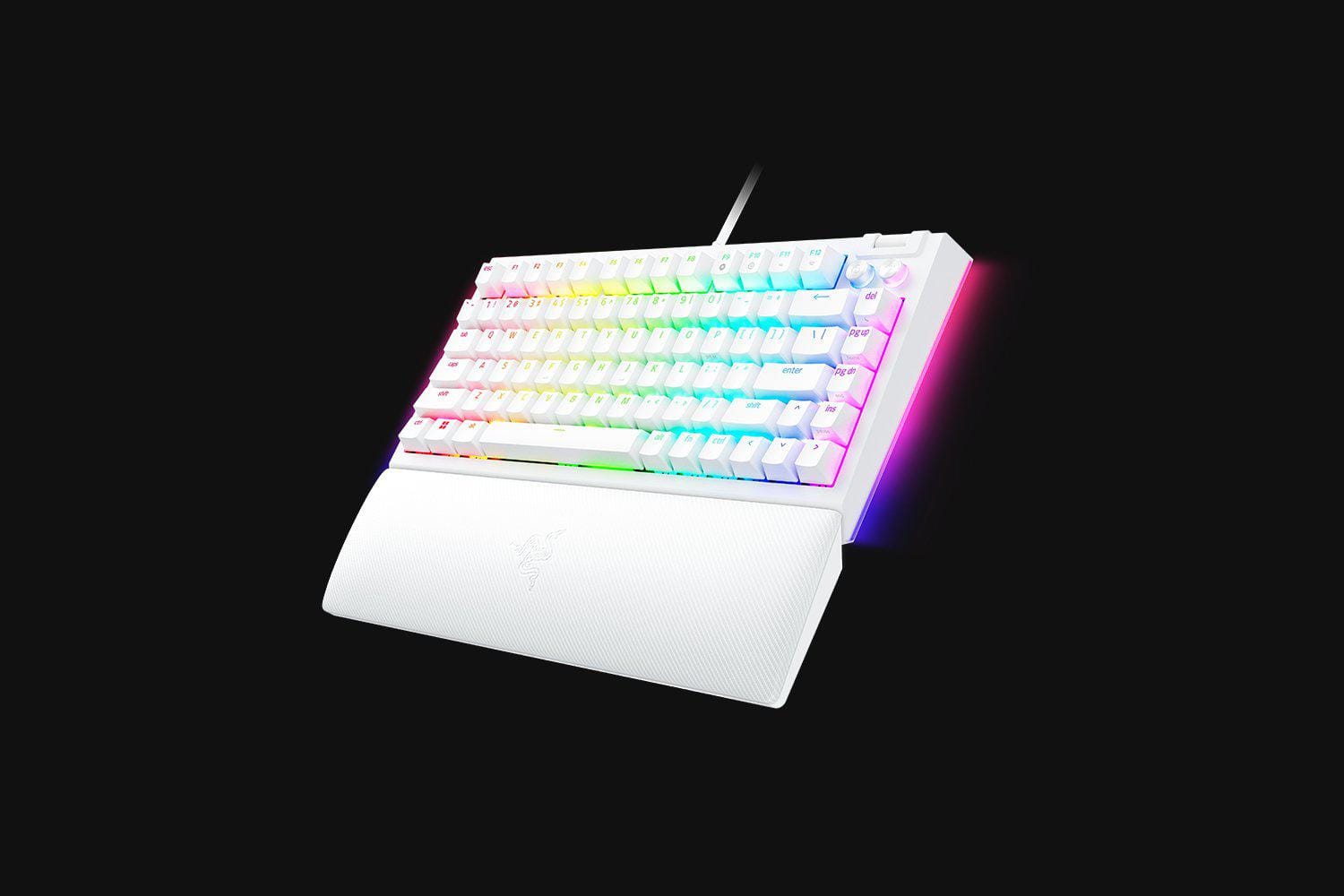 Tastatura Gaming Razer BlackWidow V4 75% RGB Alb | Mecanica - imagine 4