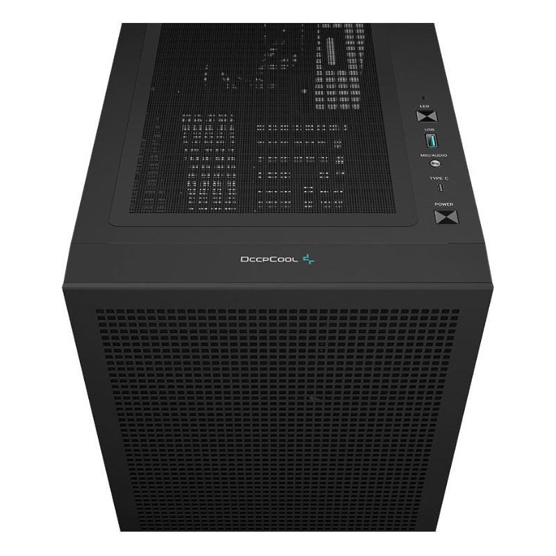 Carcasa Deepcool CH560 ARGB Mid Tower Negru - Sticla Temperata - imagine 9