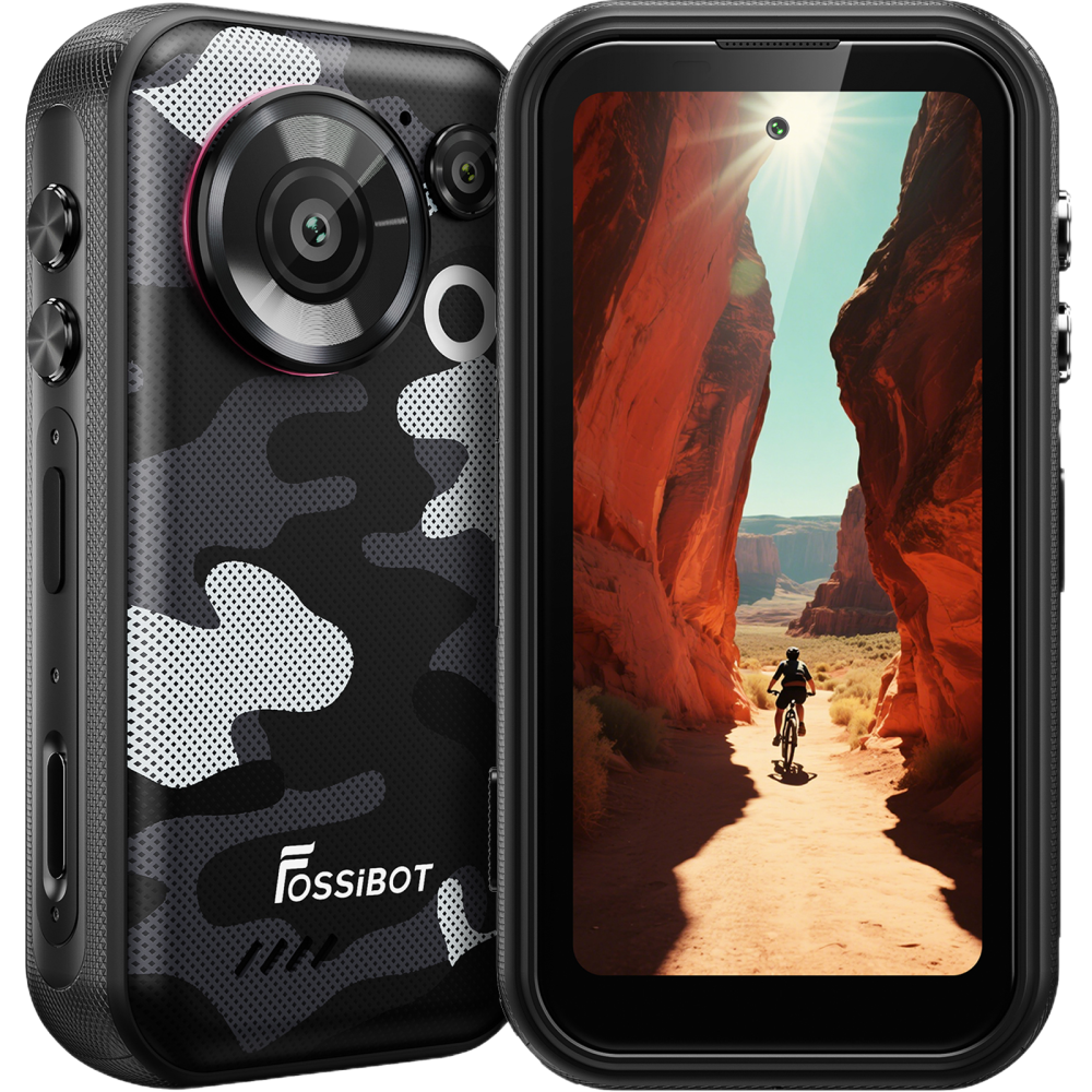 Telefon mini Fossibot F116 Pro, 5G, Action Camera 4K, Grey