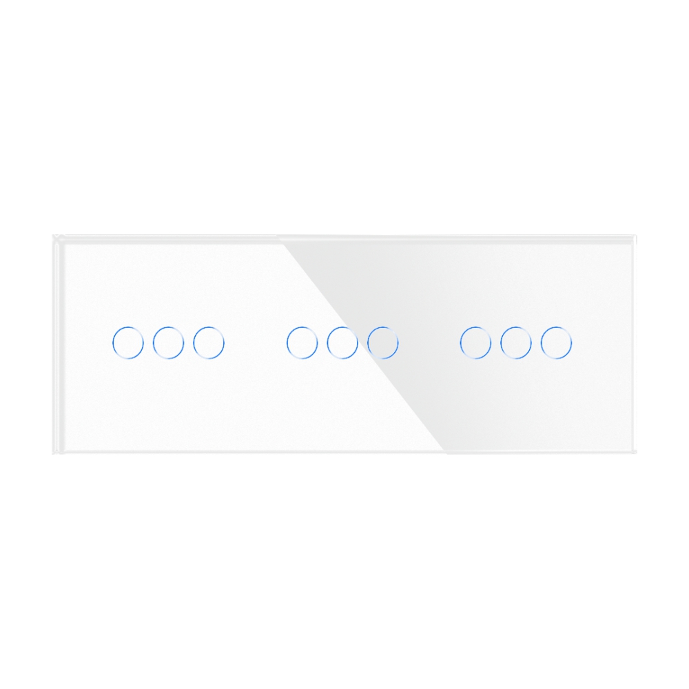 Intrerupator Touch Triplu Sticla LUXION IP45 - imagine 2
