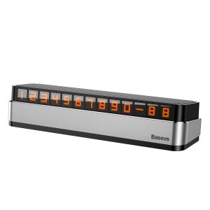 Suport Auto Numar Telefon Parbriz Baseus ACNUM-B0S Argintiu