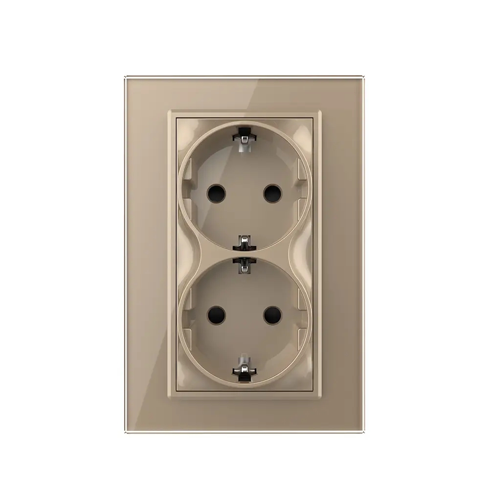 Priză Dublă Livolo Sticlă, Design Modern - imagine 10