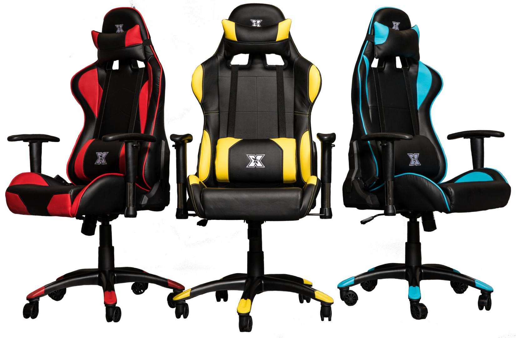 Scaun Gaming SERIOUX Torin Negru-Albastru - Până la 150kg - imagine 2