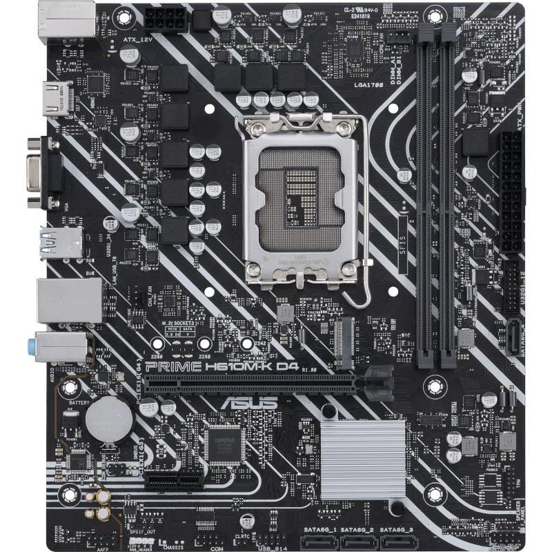 Placa de Baza ASUS PRIME H610M-K D4 LGA 1700 DDR4 - imagine 4