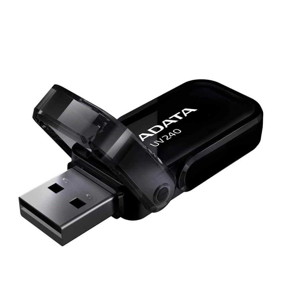 Memorie USB Adata 32GB UV240 USB 2.0 Negru - Rapidă și Compactă - imagine 2