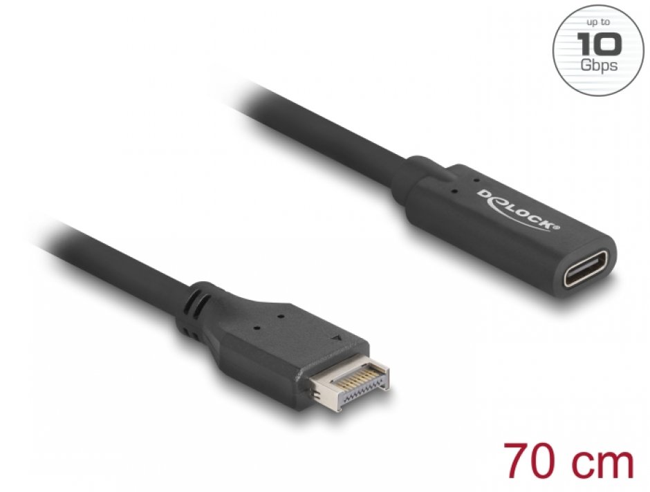 Cablu Delock 85666 E Key la USB-C 70cm