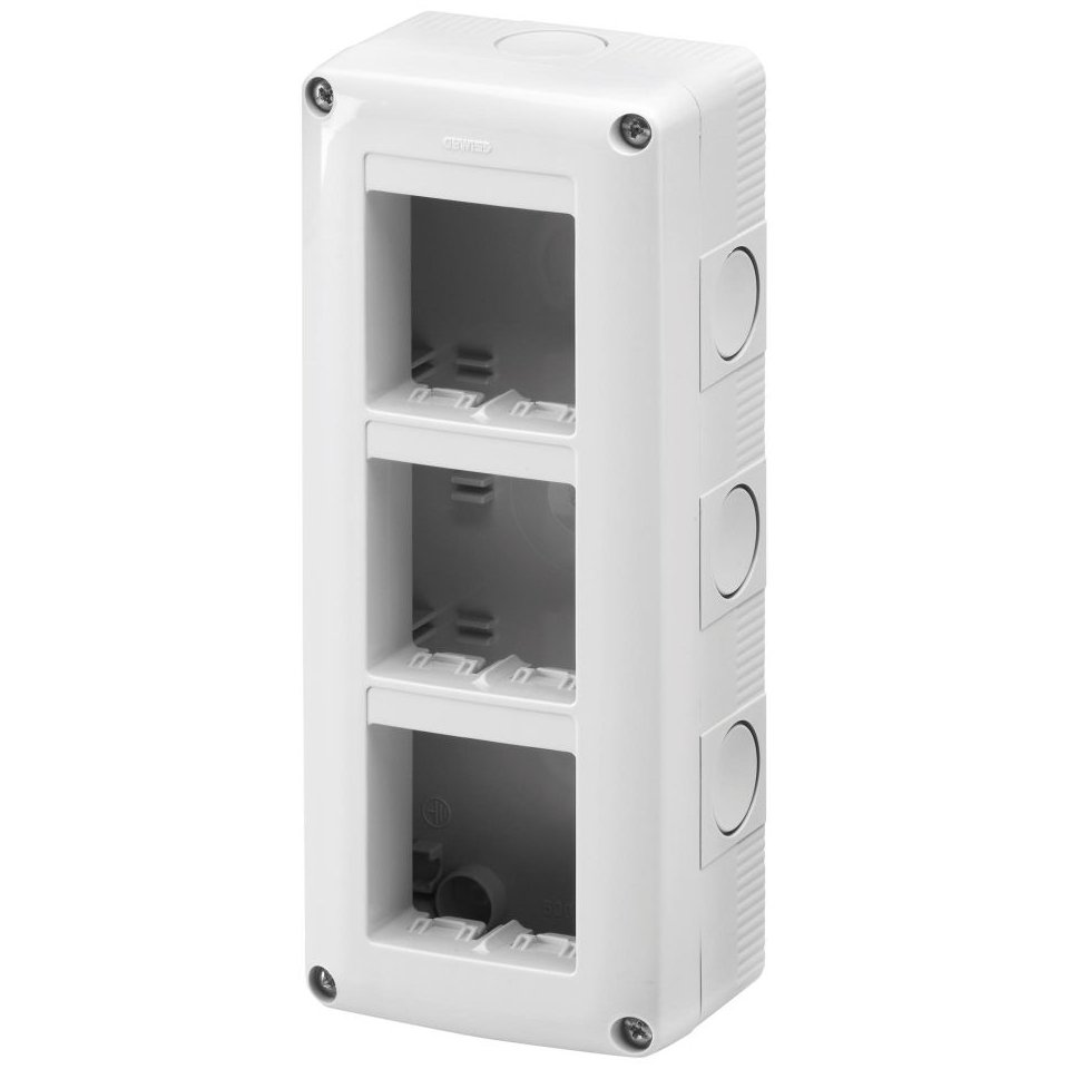 Doză Aplicată Verticală 6 Module Gewiss IP40