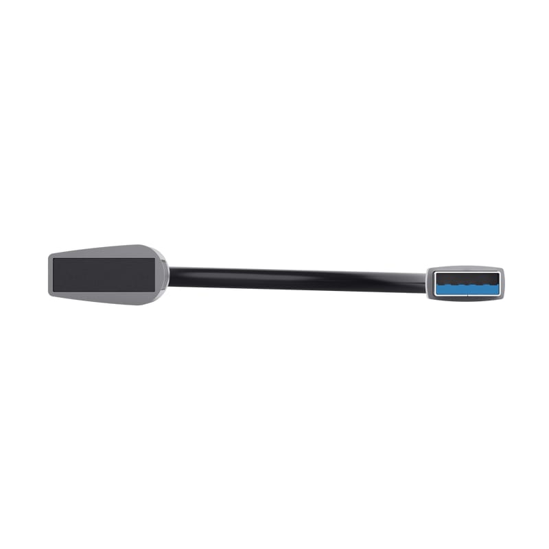 Hub USB Trust Halyx 4 Porturi USB-A 3.2 Argintiu - imagine 6