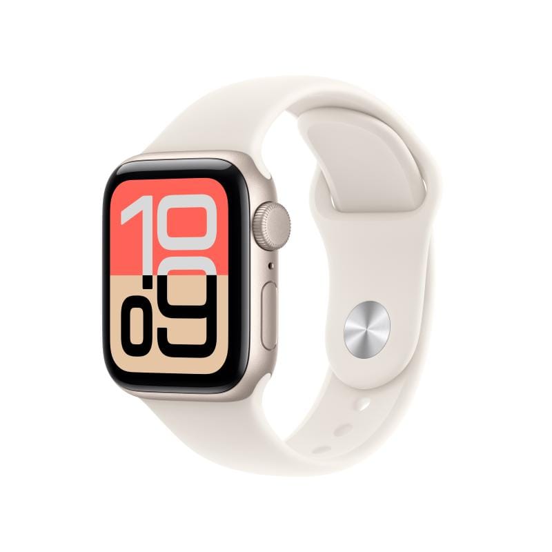 Apple Watch SE 3 GPS 40mm Starlight - Smartwatch Modern - imagine 2