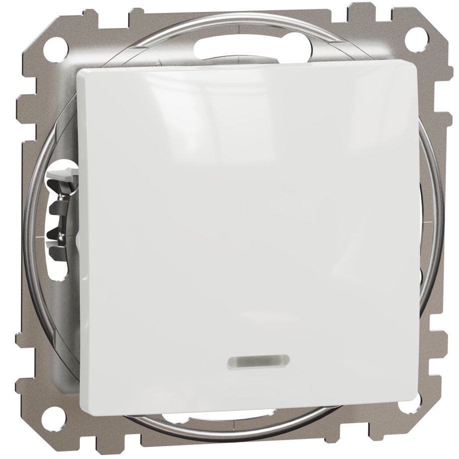 Întrerupător Schneider Sedna cu indicator