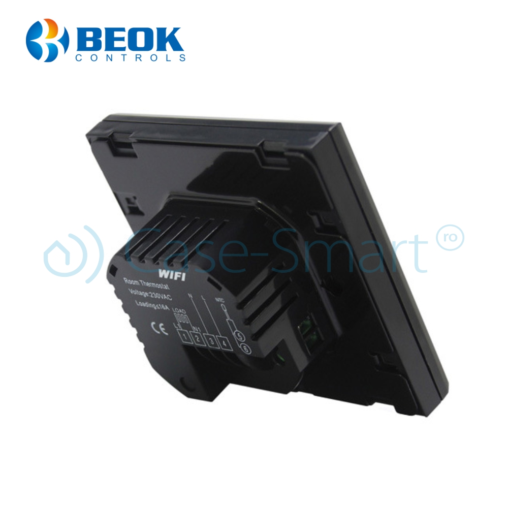 Termostat Wi-Fi pardoseala BeOK TGT70WIFI-EP - imagine 3