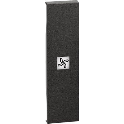 Tasta iluminabila ventilator Bticino Living Now KG01RN negru