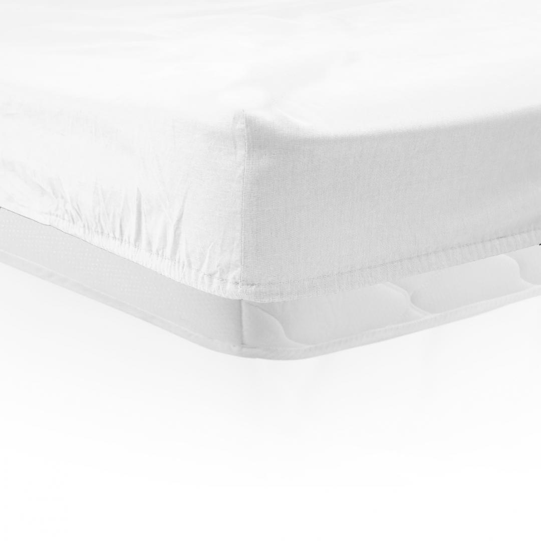 Cearceaf Pat Elastic 140x200 cm Alb - Calitate Superioară