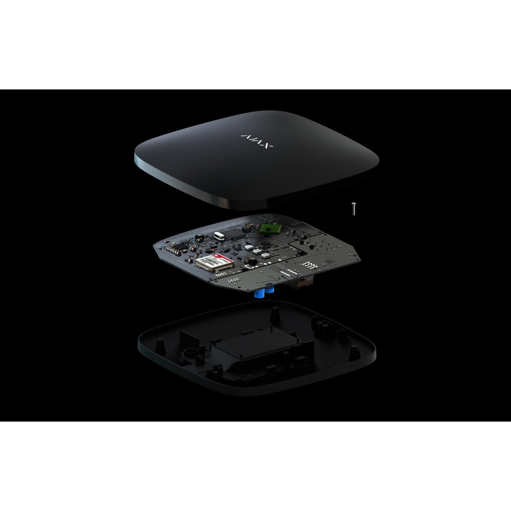 Centrală Alarmă Ajax Hub BL, GSM & LAN, Control Total