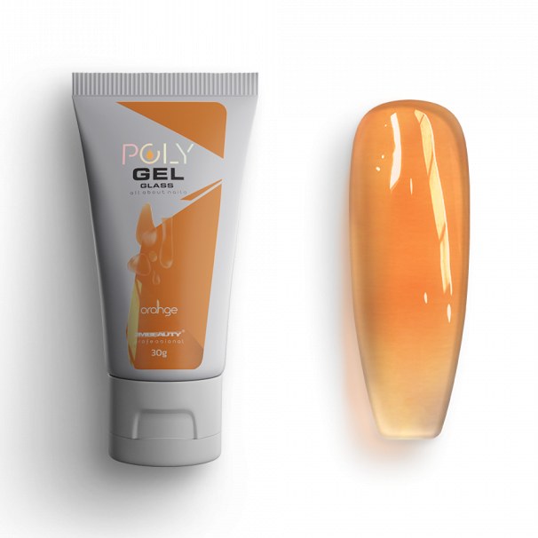 Polygel Glass 2M Orange Hema Free 30gr