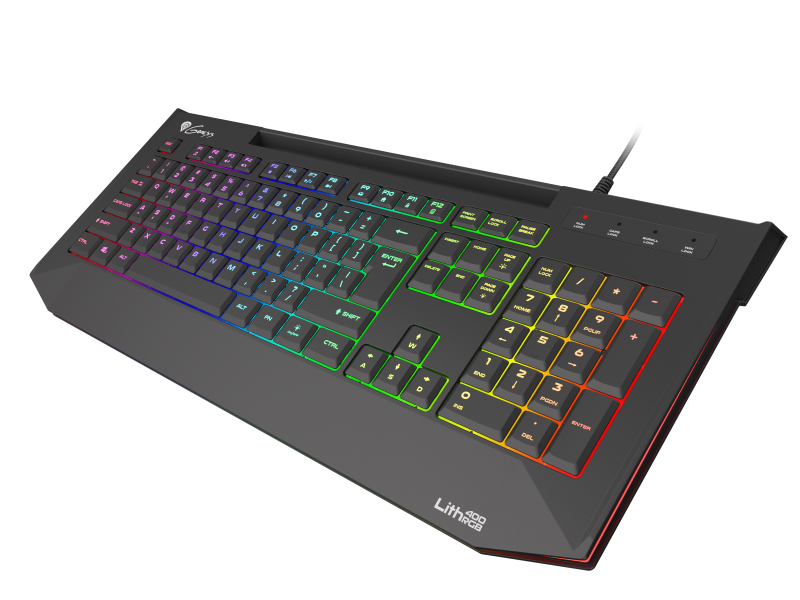 Tastatura Gaming Genesis LITH 400 RGB | Mecanism X-Scissors