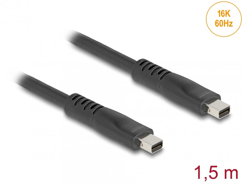 Cablu Mini DisplayPort Delock 1.5m, 8K120Hz