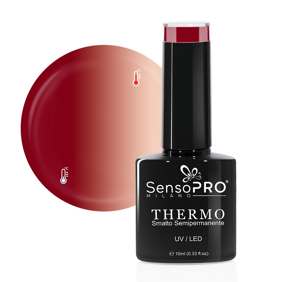 Oja Termica SensoPRO Scarlet Nude 10ml - imagine 2