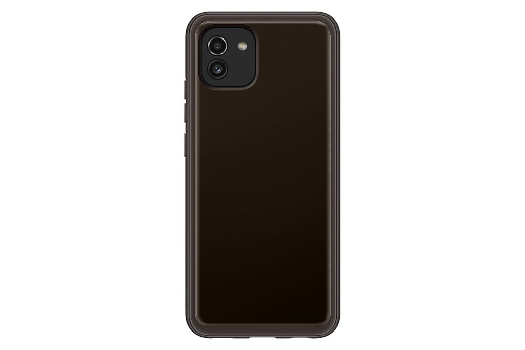 Husă Samsung Galaxy A03 TPU Negru Originală - Protecție Ultrasubțire - imagine 2