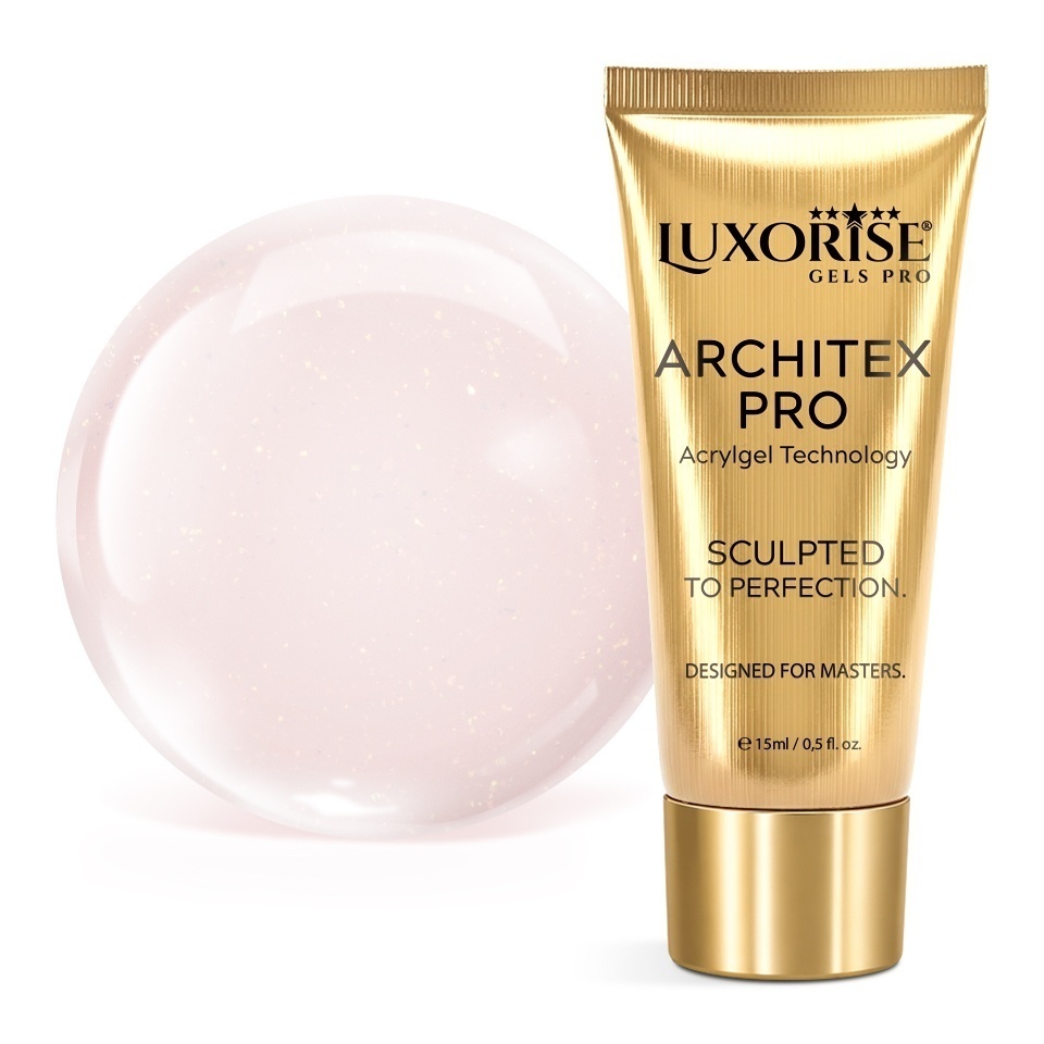 Polygel LUXORISE ARCHITEX PRO - Sculpted Nude Collection, Natural Muse, 15ml