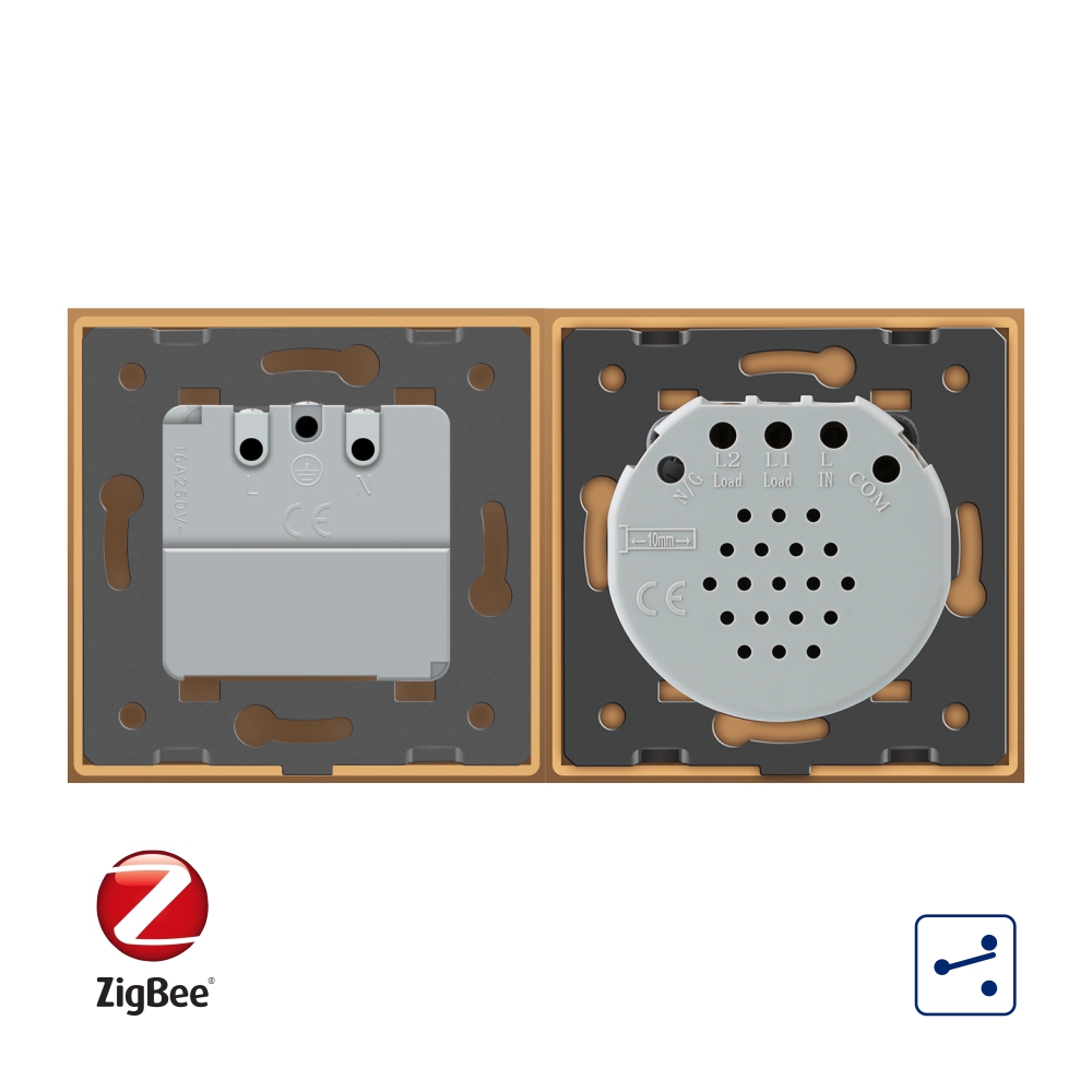 Intrerupator Dublu ZigBee + Priza Livolo, Smart - imagine 11