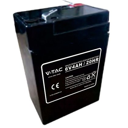 Acumulator Gel 6V 4Ah V-Tac, Performanță Sigură