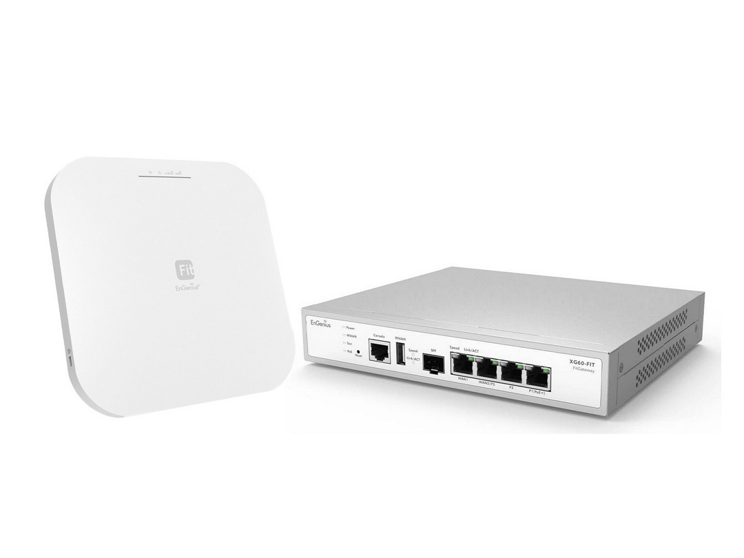 Kit Gateway + AP Wi-Fi 6 Engenius - Rețea Gigabit