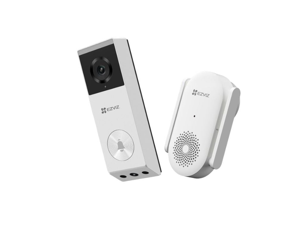 Sonerie Video Smart EZVIZ EP3x, Cameră Duală 2K, Wi-Fi