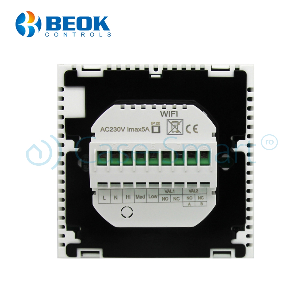 Termostat BeOk TDS23-AC2 HVAC, Programezabil 3 Nivele - imagine 6