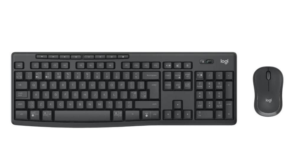 Kit Tastatură + Mouse Logitech MK370 Wireless Negru