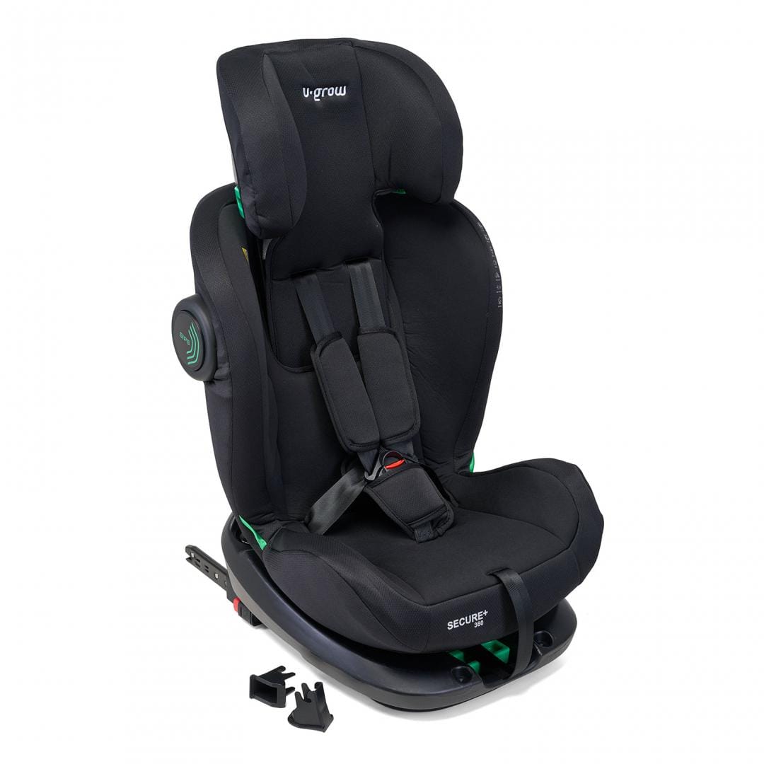 Scaun Auto U-Grow Secure+ 360° i-Size 40-150 cm Negru - imagine 7