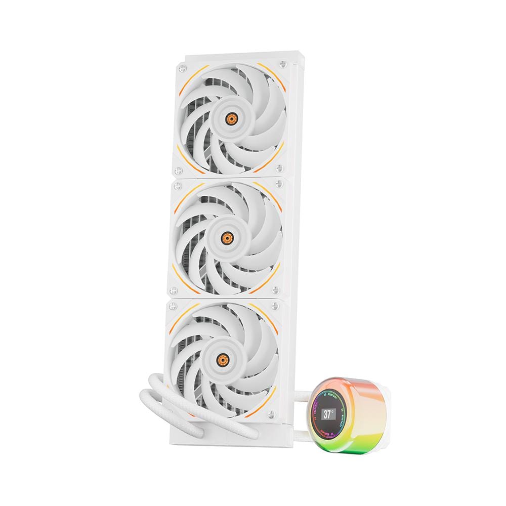 Cooler Procesor 1STPLAYER THUNDERSTORM CC 360 ALB ARGB - imagine 3