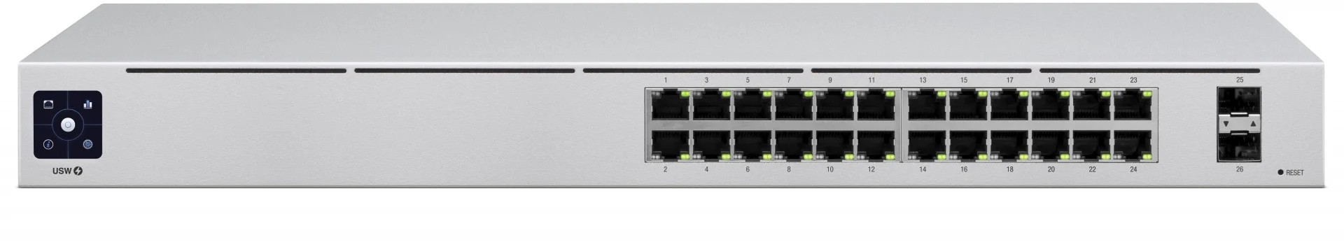 Switch Ubiquiti UniFi 24 Porturi Gigabit Fanless