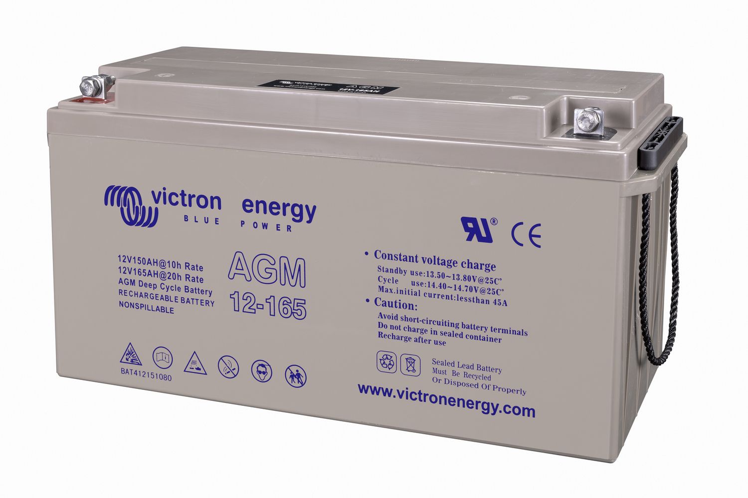 Acumulator Victron Energy Deep Cycle AGM 12V 165Ah - imagine 5