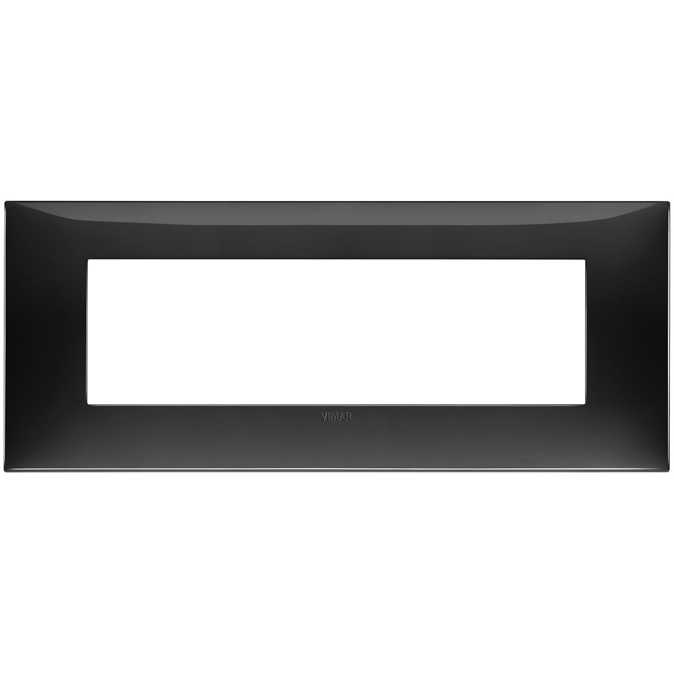 Rama 7 Module Vimar Neve Up Negru Glossy