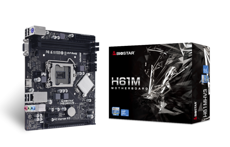 Placa de Bază Biostar H61MV3 LGA1155 mATX - Performanță Stabilă - imagine 1