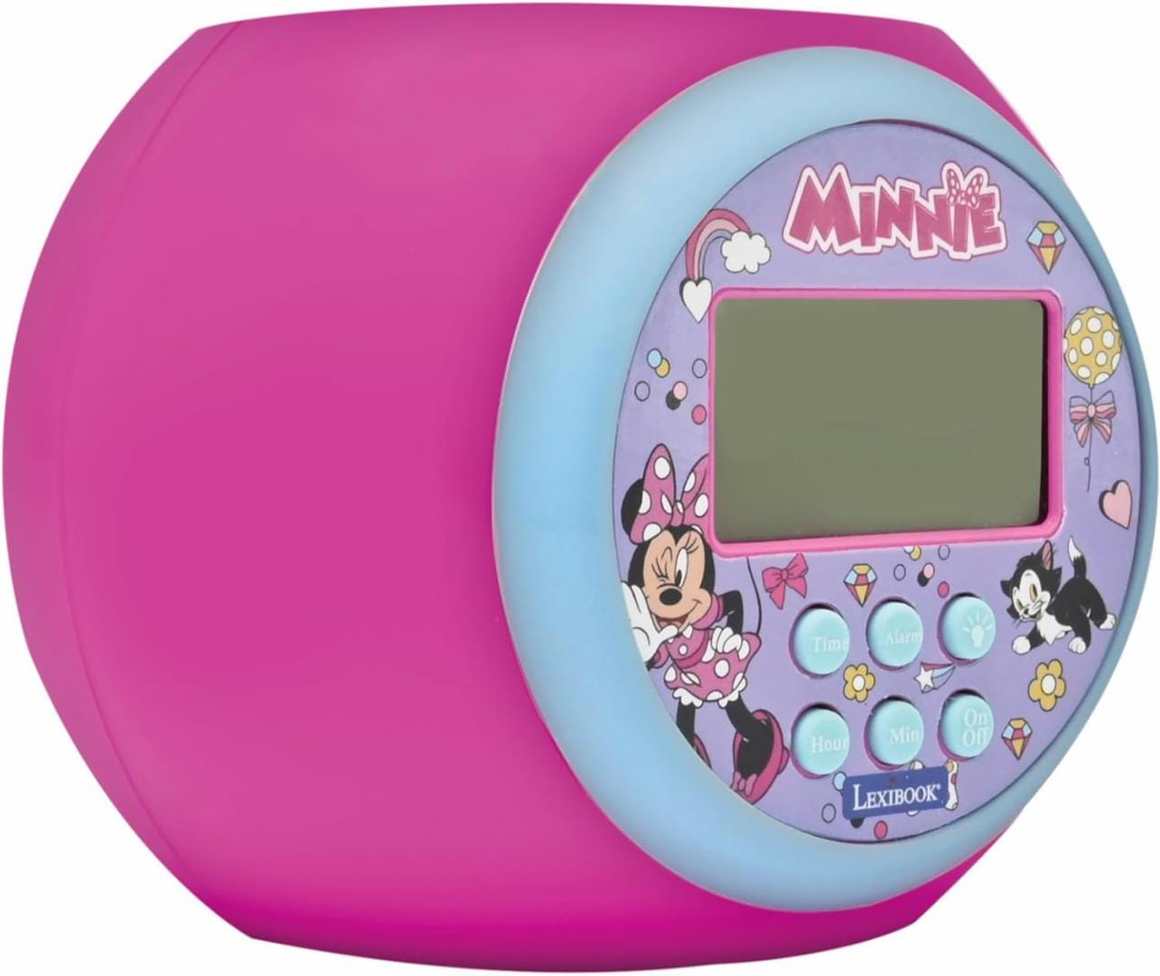 Ceas Deșteptător Proiector Minnie Mouse Lexibook - Lumină Noapte - imagine 6
