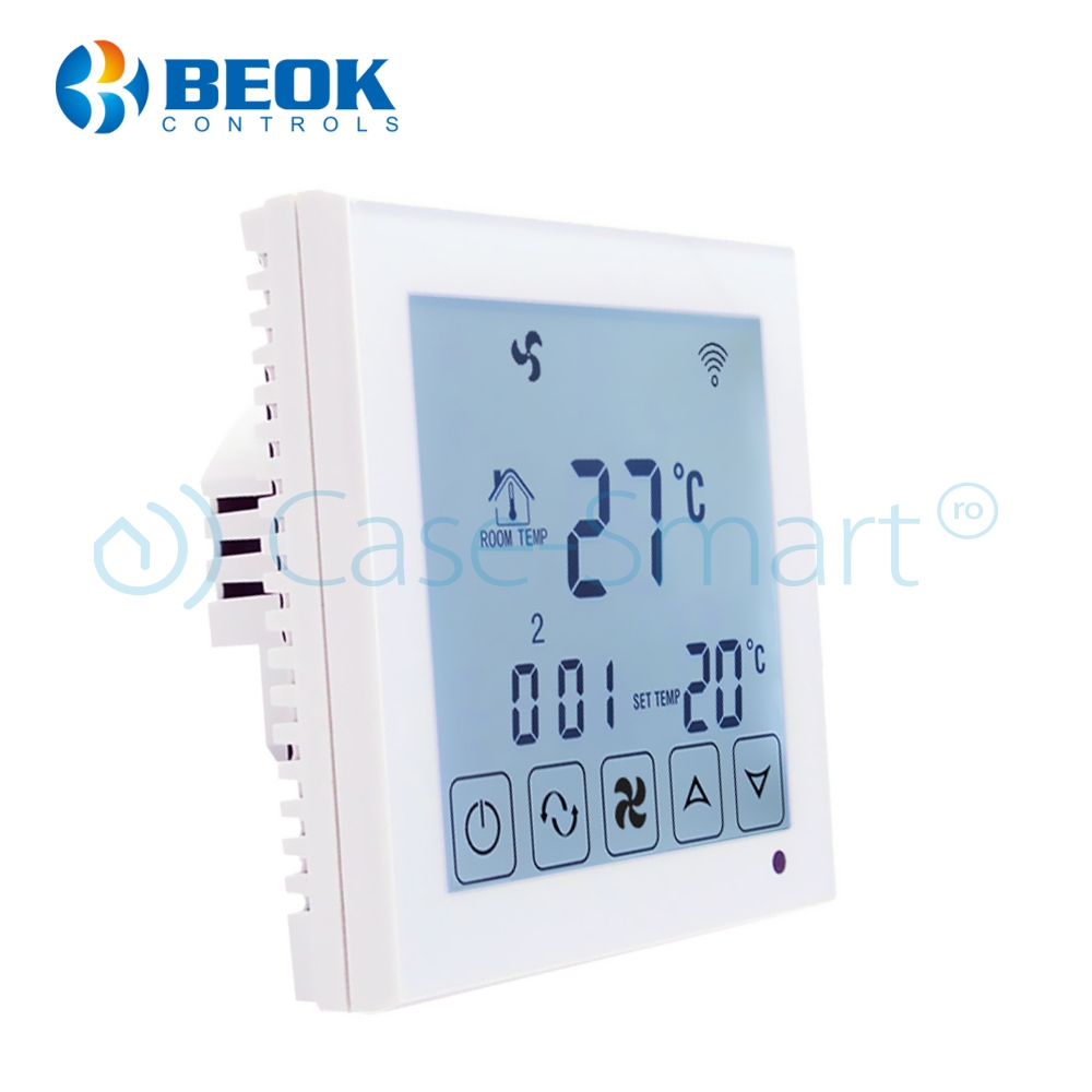 Termostat BeOk TDS23-AC2 HVAC, Programezabil 3 Nivele - imagine 2