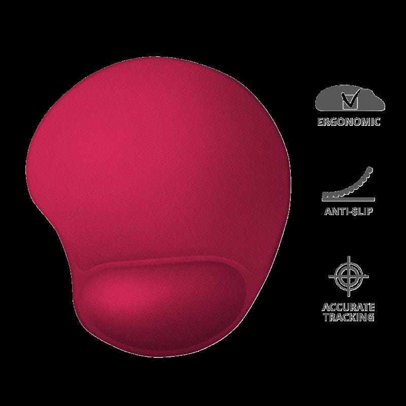 Mouse Pad Trust Big Foot cu Gel - Suport Încheietură, Roșu - imagine 6