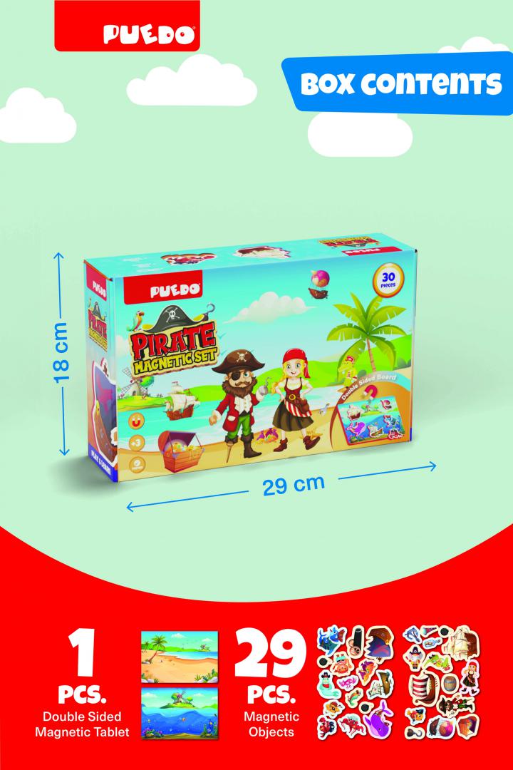 Joc Magnetic cu Pirați - Educativ și Captivant | Generic - imagine 2