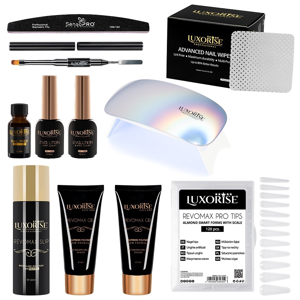 Kit Polygel LUXORISE cu Lampa, Kitunghii