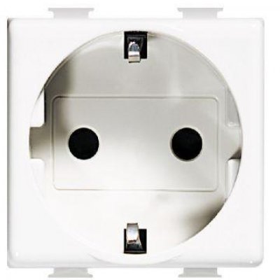 Priză schuko 2 module Matix Bticino AM5440/2, 16A
