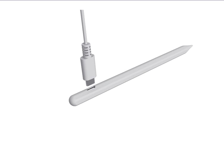 Stilou Trust Kyna Active pentru Tabletă - Alb | Precizie Premium - imagine 3