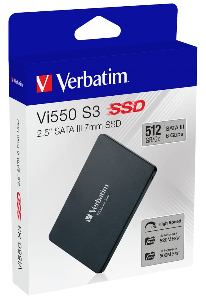 SSD Verbatim VI550 512GB - Performanță Rapidă pentru Sistem - imagine 8