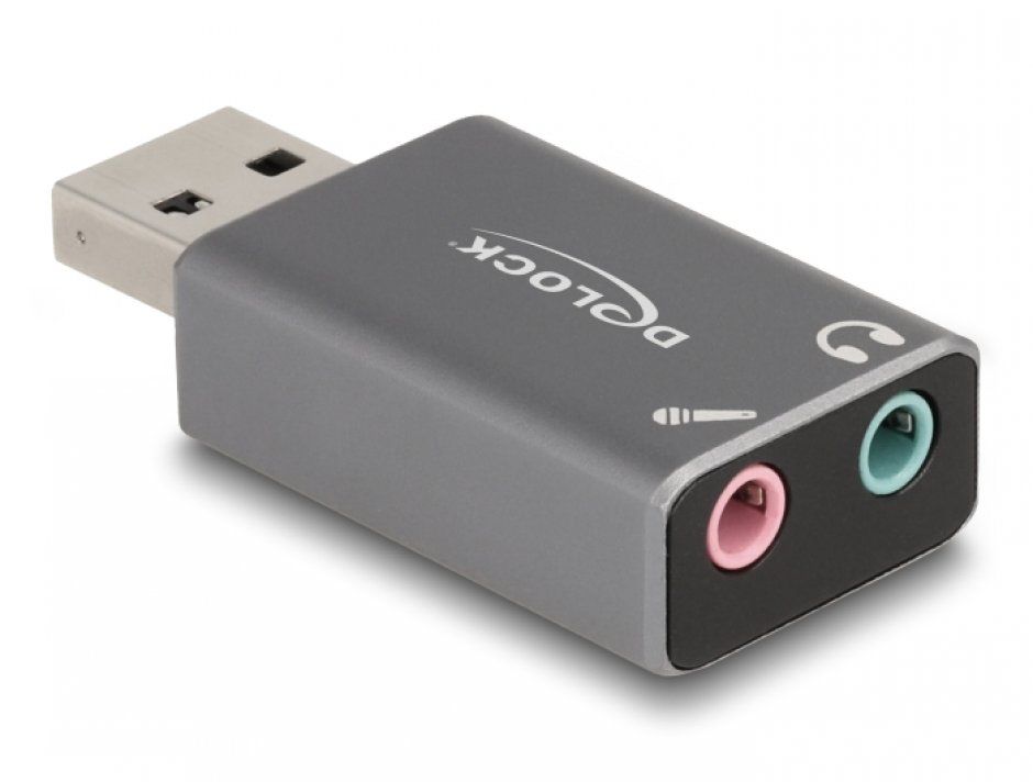 Placă Sunet USB Delock 66633 pentru PS5 și PC