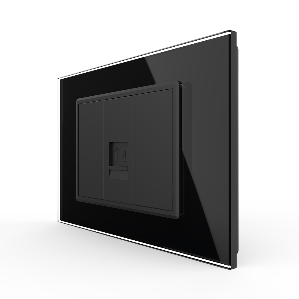 Priza Telefon LIVOLO Sticlă + 2 Sloturi Blank - imagine 5